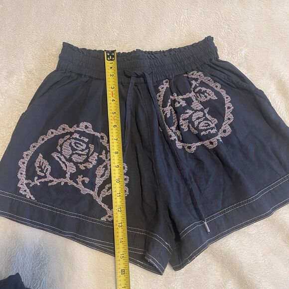 Free People Set Summer Love  Purple Blue Embroidered Cotton Size XS NWOT - Picture 7 of 14